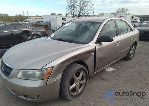 2007 Hyundai Sonata Limited/Se V6 z USA, uszkodzony, nr VIN 5NPEU46F67H162483
